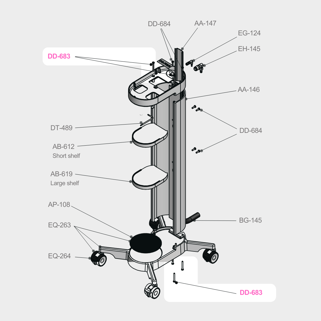 Screw for AIRFLOW® STATION