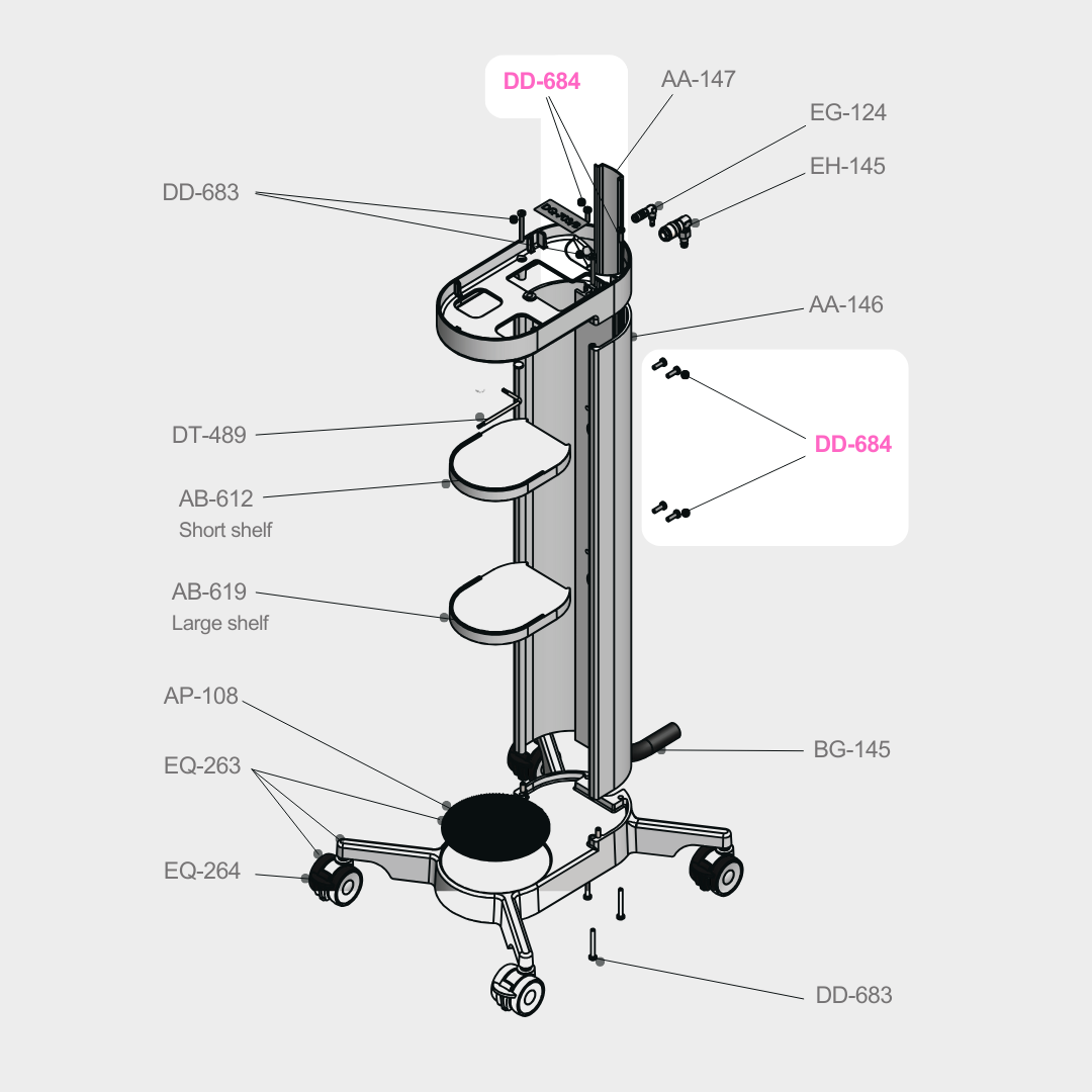 Screw for AIRFLOW® STATION